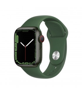 Apple Watch Series 7 GPS + Cellular 41mm Aluminio Verde y correa deportiva Verde MKHT3B/A