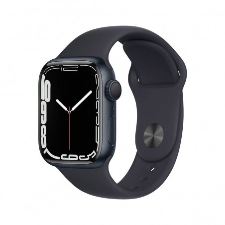 Apple Watch Series 7 GPS 41mm Aluminio Negro medianoche con correa deportiva Negro medianoche