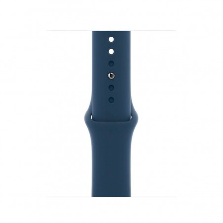Apple Watch SE 2021 GPS 40mm Aluminio Plata y correa deportiva Azul Abismo