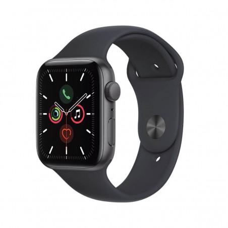 Apple Watch SE 2021 GPS 44mm Aluminio Gris espacial y correa deportiva Negro Medianoche