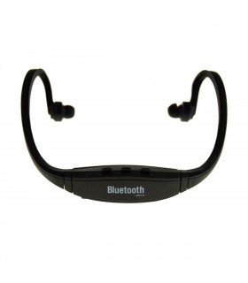 Auriculares deportivos inalámbricos Bluetooth Negros BS19