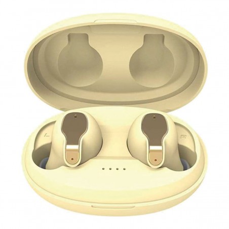 Auriculares intrauditivos XY-5 Bluetooth 5.0 estéreo Amarillo