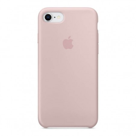 Funda de silicona rosa para iPhone 8 / 7