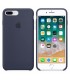 Funda de silicona azul para iPhone 8 Plus / 7 Plus