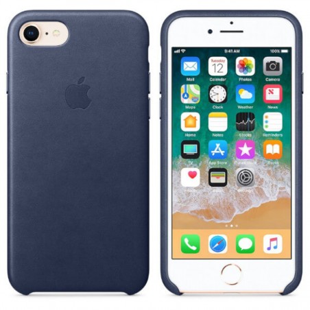 Funda Leather Case azul para iPhone 8 / 7