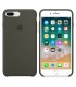 Funda de silicona verde para iPhone 8 Plus / 7 Plus