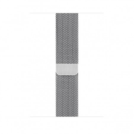 Apple Watch Series 4 GPS+Cellular 44 mm Plata con correa de Acero Inoxidable y pulsera Milanese Loop MTX12TY/A