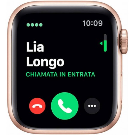 Apple Watch Series 5 GPS + Celular, Caja 44mm Aluminio Oro y correa deportiva Rosa Arena MWWD2TY/A