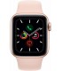 Apple Watch Series 5 GPS + Celular, Caja 40mm Aluminio Oro y correa deportiva Rosa Arena MWX22TY/A