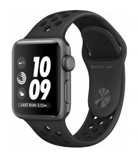 Apple Watch Series 5 Nike GPS, Caja 44mm Gris espacia/nal y correa deportiva antracitegra MX3W2TY/A