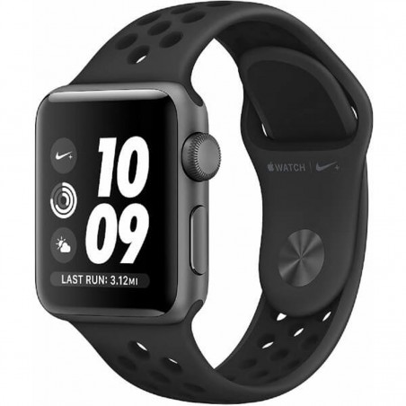 Apple Watch Series 5 Nike GPS, Caja 44mm Gris espacia/nal y correa deportiva antracitegra MX3W2TY/A
