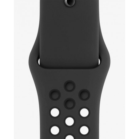 Apple Watch Series 5 Nike GPS, Caja 44mm Gris espacia/nal y correa deportiva antracitegra MX3W2TY/A