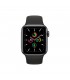 Apple Watch SE (GPS), 44mm Aluminio Gris Espacial y correa deportiva Negra