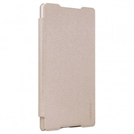Funda con tapa dorada para Sony Xperia Z5 Premium