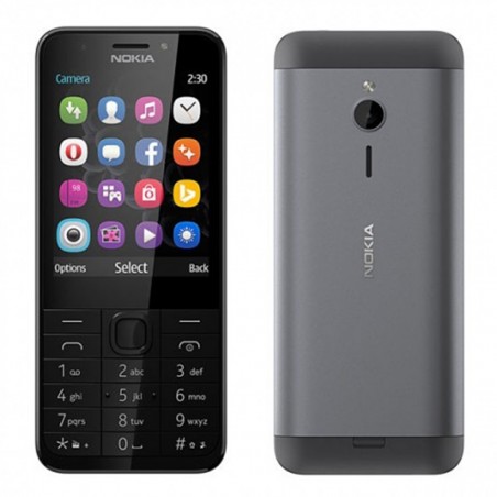 Nokia 230 16MB/32GB Gris (Dark Silver) Dual SIM