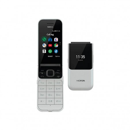 Nokia 2720 Flip 4G Gris Dual SIM con Google Assistant y botón de emergencia