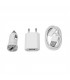 Pack cable de datos, adaptador de red y adaptador de coche para IPhone 3G/4G/4S/5G