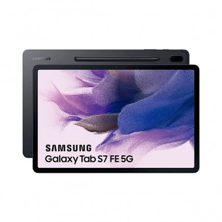 Samsung Galaxy Tab S7 FE 5G 12.4" 4GB/64GB Negro (Mystic Black) T736