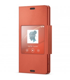 Sony SCR26 naranja - Funda con estilo y ventana