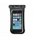 Funda impermeable negra para móvil de hasta 5,5"
