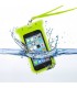 Funda impermeable verde para móvil de hasta 5,5"