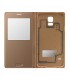 Funda S View para Samsung Galaxy S5 Oro EP-VG900BFEGWW