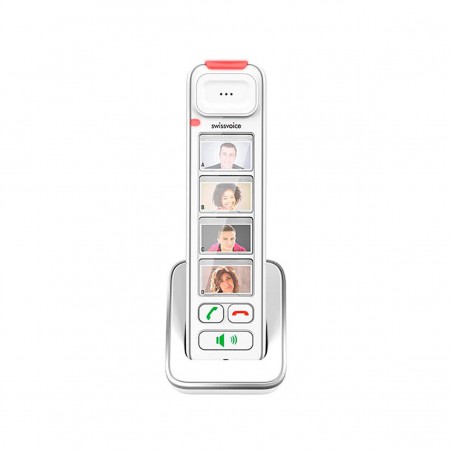 Teléfono Adicional SwissVoice Xtra Foto 8155 con Fototeclas Blanco