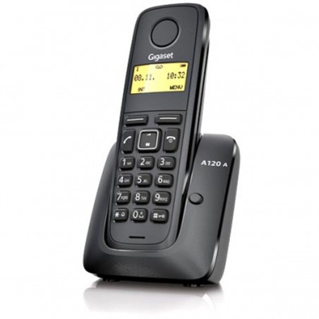 Teléfono inalámbrico Gigaset A120A de color negro