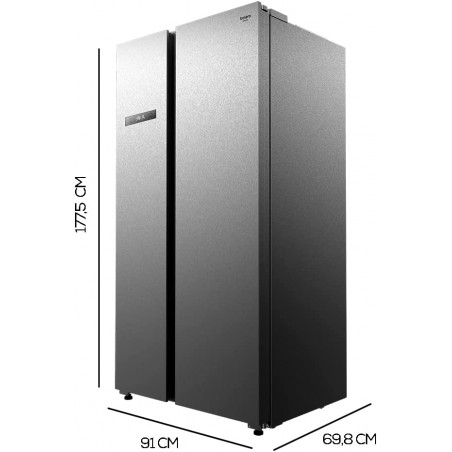 Frigorífico Bolero CoolMarket SBS 592 Inox