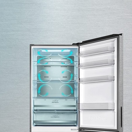 Frigorífico Bolero CoolMarket Combi 495 Inox E