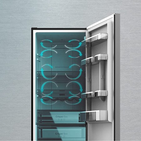 Frigorífico Bolero CoolMarket Combi 356 Dark D