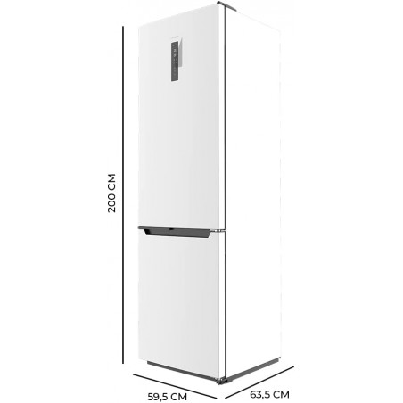 Frigorífico Bolero CoolMarket Combi 356 White D