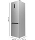 Frigorífico Bolero CoolMarket Combi 322 Inox D