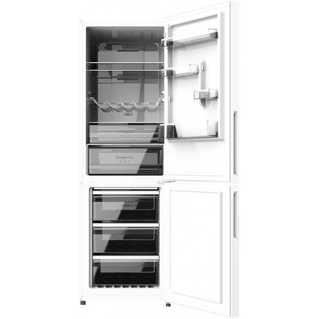 Frigorífico Bolero CoolMarket Combi 322 White Glass E