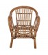 SILLÓN LOUNGE DE RATTÁN NATURAL CENTURIO