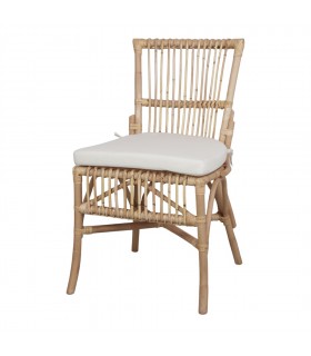 SILLA DE RATTÁN NATURAL MILLIE