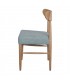 SILLA DE MADERA TAPIZADA SABINA