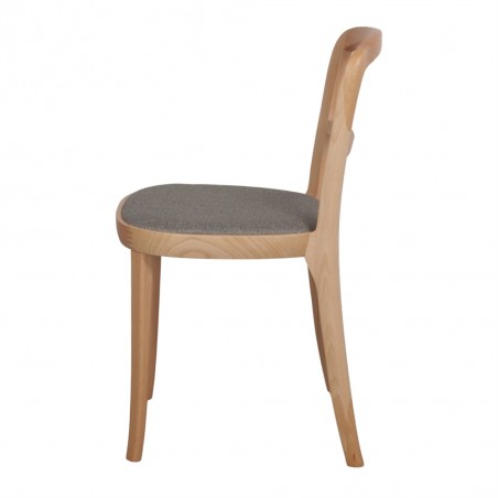 SILLA DE MADERA TAPIZADA DOUGLAS