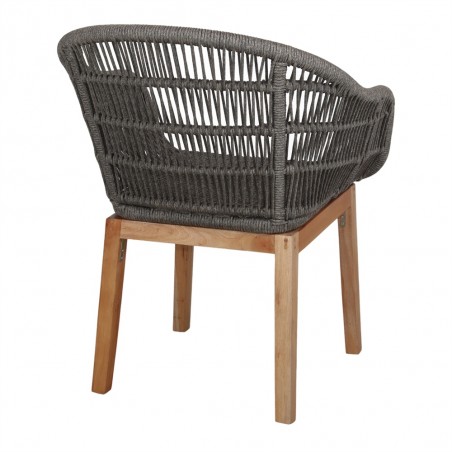 SILLA DE MADERA Y CUERDA LEXAR