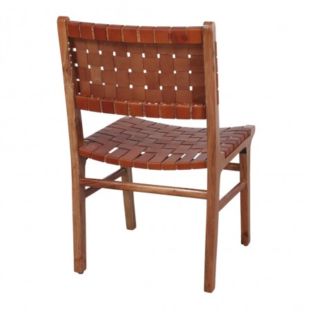 SILLA DE PIEL DELYCE