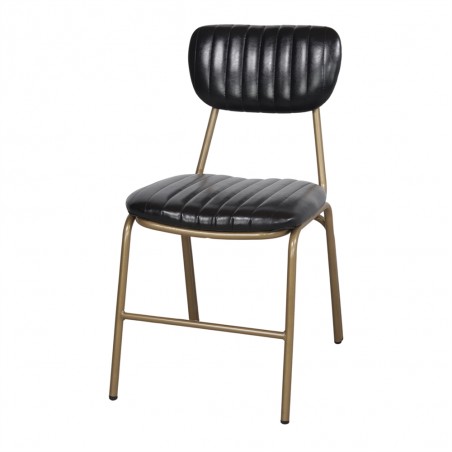 SILLA DE PIEL EVELIA