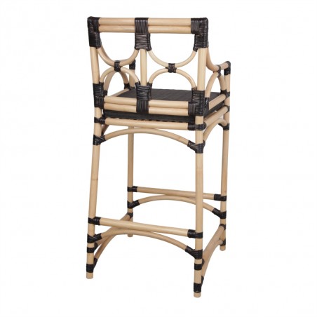 TABURETE ALTO DE RATTAN MILADY