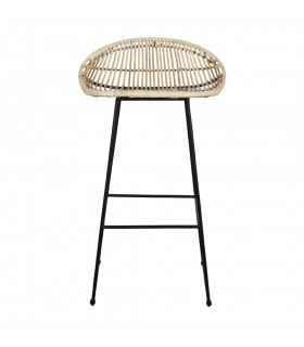 TABURETE ALTO DE RATTÁN WILLOW