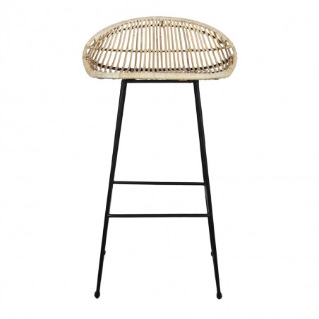 TABURETE ALTO DE RATTÁN WILLOW