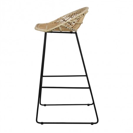 TABURETE ALTO DE RATTÁN WILLOW
