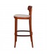 TABURETE ALTO DE MADERA TAPIZADO KRASNODAR