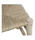 TABURETE BAJO DE MADERA Y FIBRA KANDICE