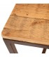 TABURETE ALTO DE METAL Y MADERA MADEIRA