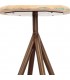 TABURETE ALTO DE METAL Y MADERA SQUARE