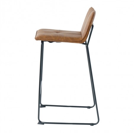 TABURETE ALTO DE PIEL GOLAND